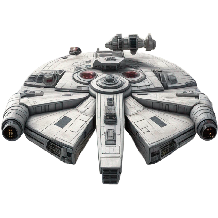 star wars ship millennium falcon emoji