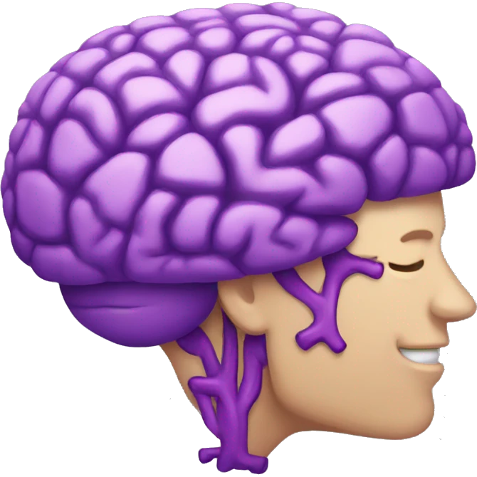 purple brain emoji