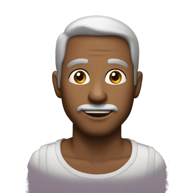 Белая маленькая собака  emoji