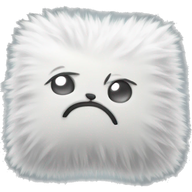white pillow fluffy emoji