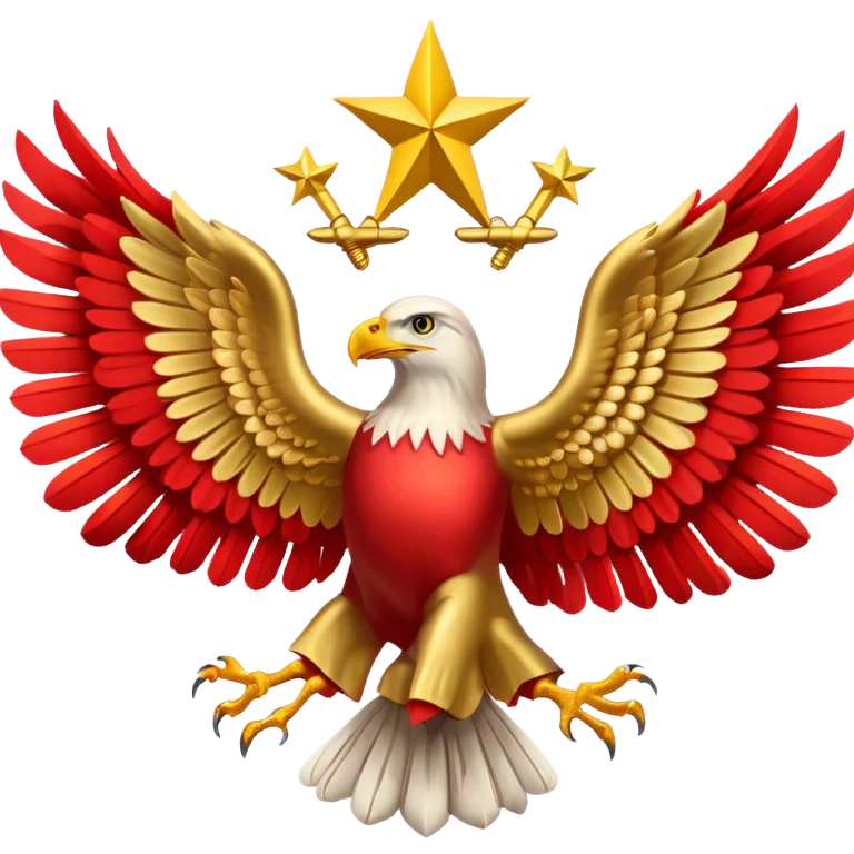 Double eagle flag emoji