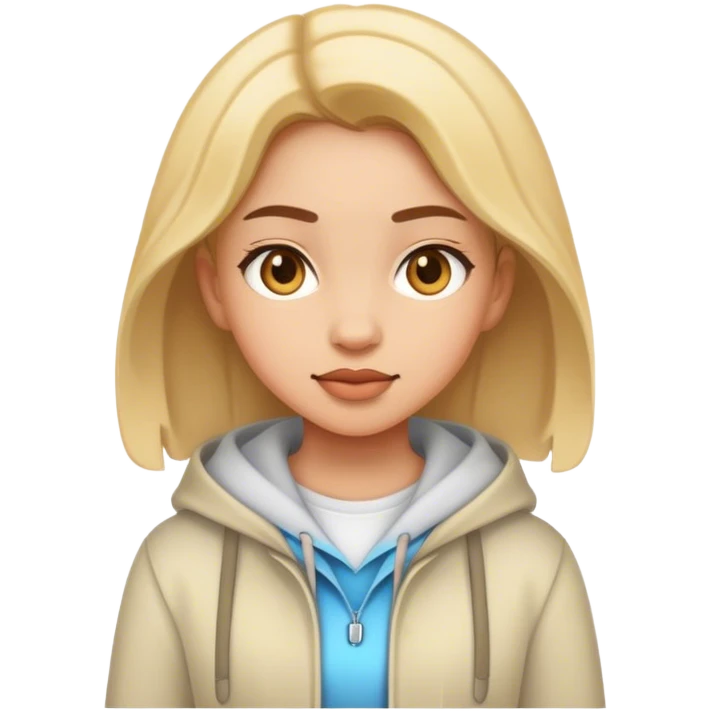 girl with clothes emoji