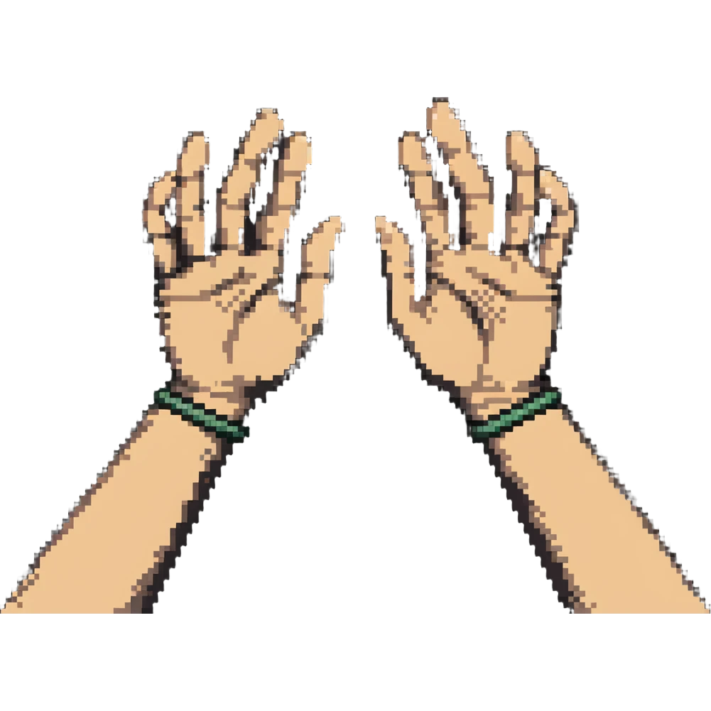 two hands forming a pyramid shape with their fingers emoji
