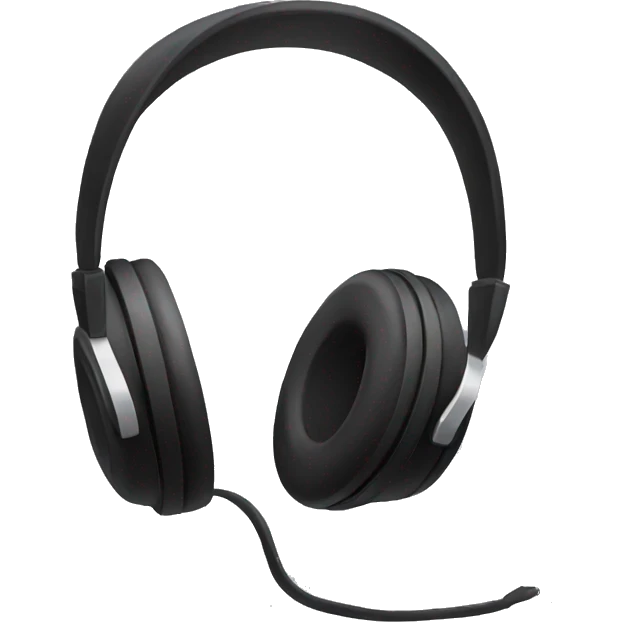 black headphones  emoji