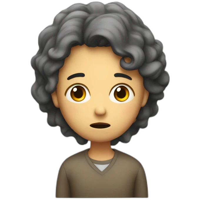 me, depressed, after i was scolded by a teacher emoji