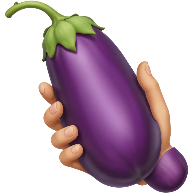 hand jerking a eggplant emoji