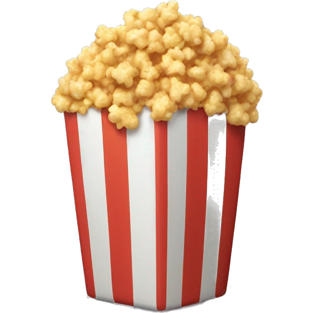 single popcorn puff emoji