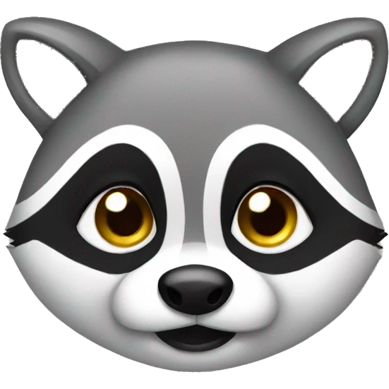 cute raccoon  emoji