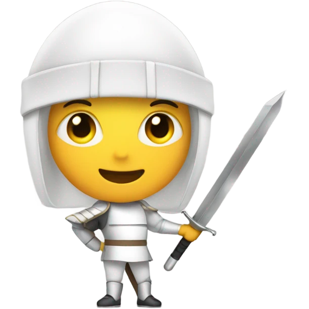 fencer with pencil instead of sword emoji