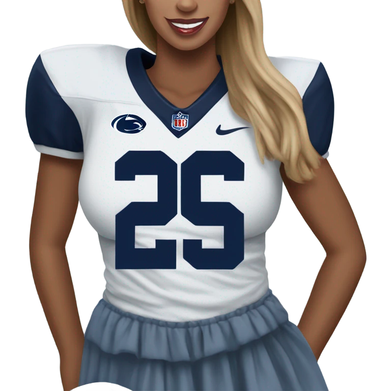 beyoncé penn state jersey emoji