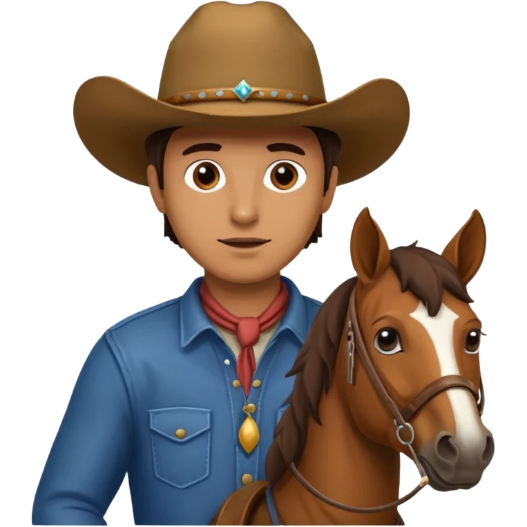 man on horse emoji