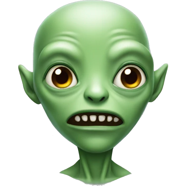 Baddie alien emoji