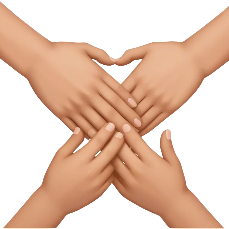 Hands interlocking emoji