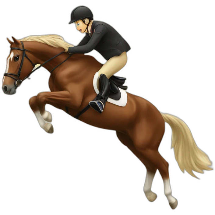 horse jumping emoji