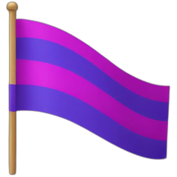 Bisexual flag emoji