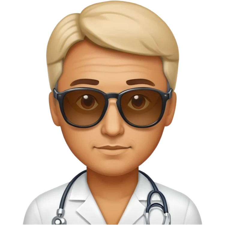 doc wearing sunglasses emoji