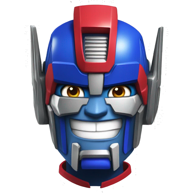 Optimus prime smile emoji
