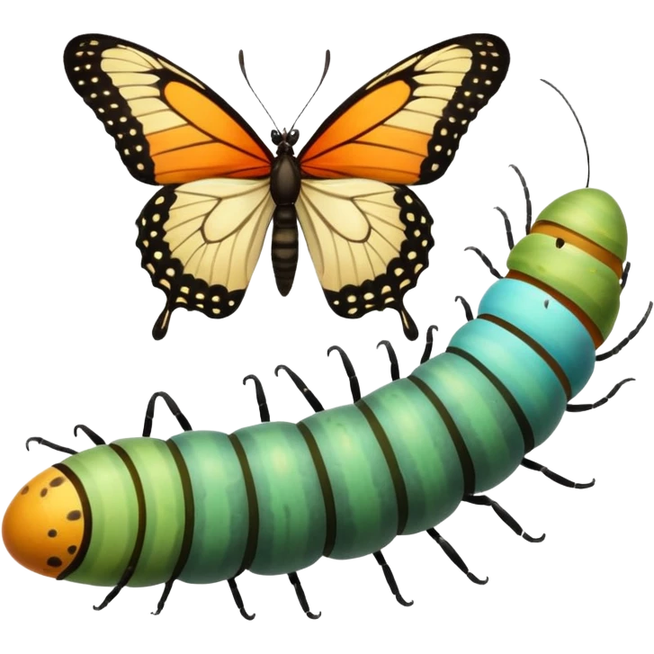 butterfly life cycle  emoji