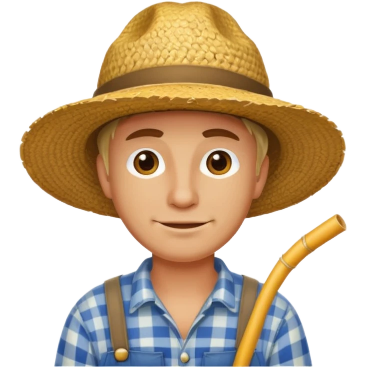 farmer with hat emoji
