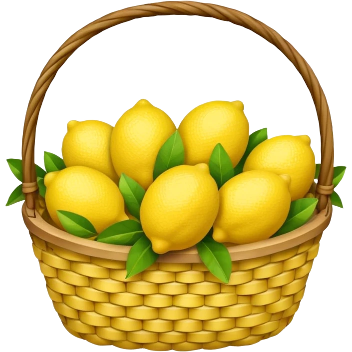 Lemon basket  emoji