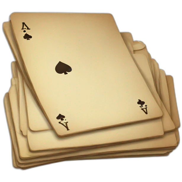Cartas de naipes en 2d emoji