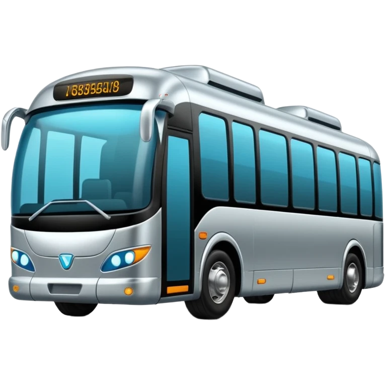 futuristic bus emoji