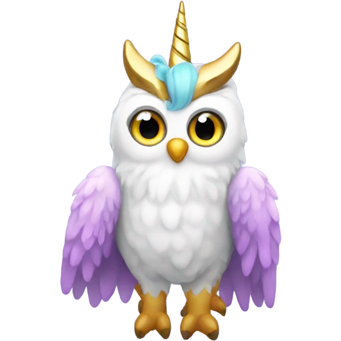 Owl unicorn emoji