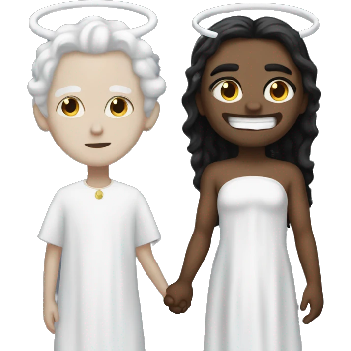 Angel and demon emoji