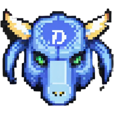 Discord logo with word mark and mascot emoji