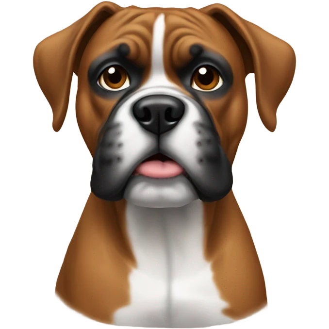 Perro boxer  emoji