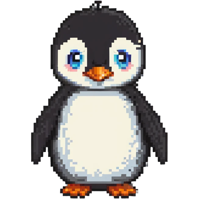 cute penguin emoji