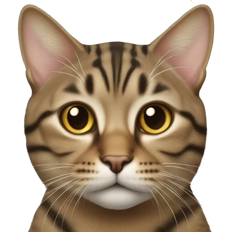 Realistic tabby cat  emoji