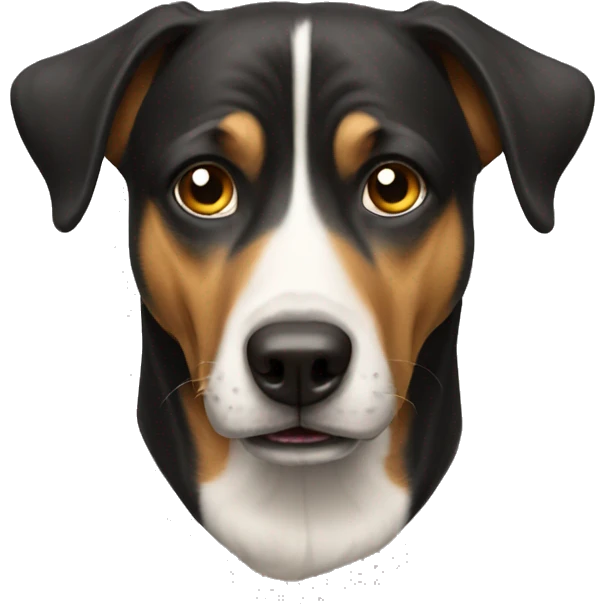 High dog emoji