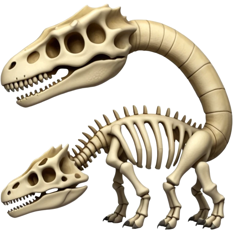 dinosaur skeleton emoji
