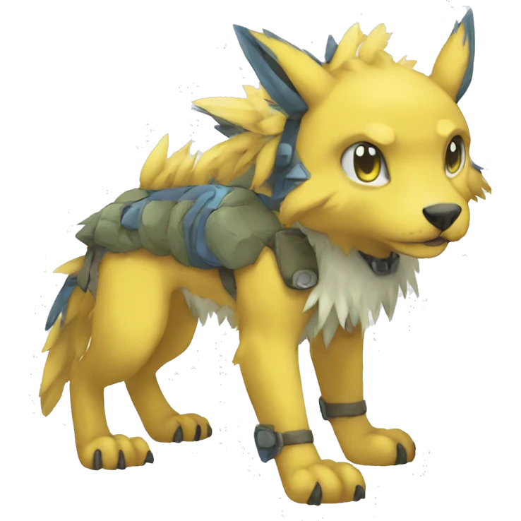 cute cool Digimon-Fakemon-animal full body emoji
