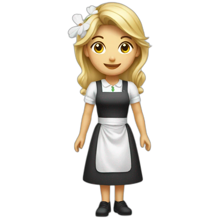 maid service with clover emoji
