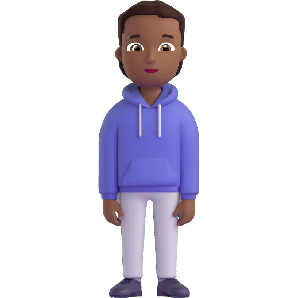 black man emoji