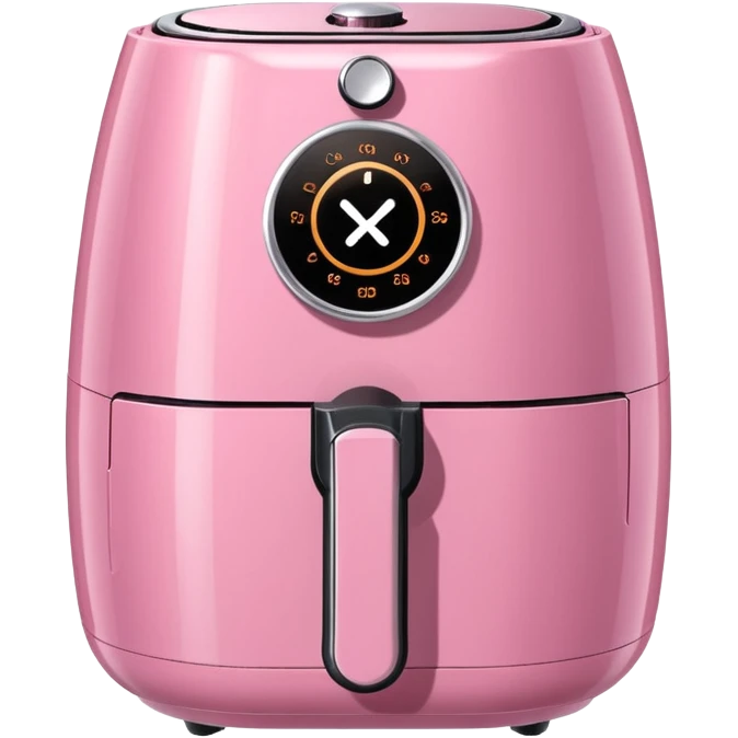 Realistic pink air fryer emoji