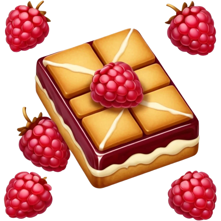 Raspberry Jam Center Bars emoji
