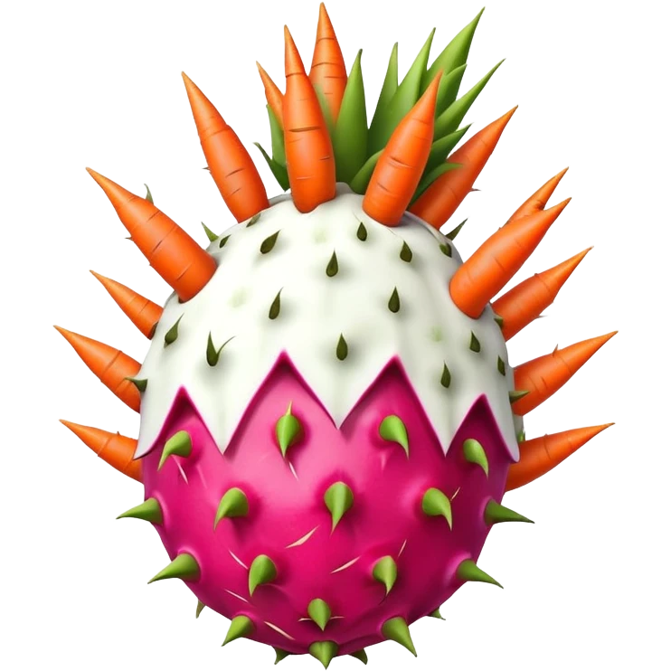 Dragon Carrot fruit  emoji