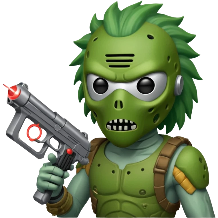Pickle rick vs Predator emoji