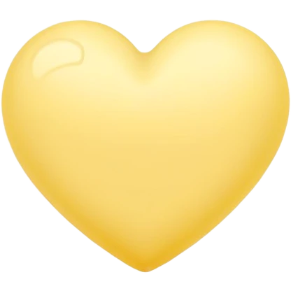 pastel yellow heart emoji