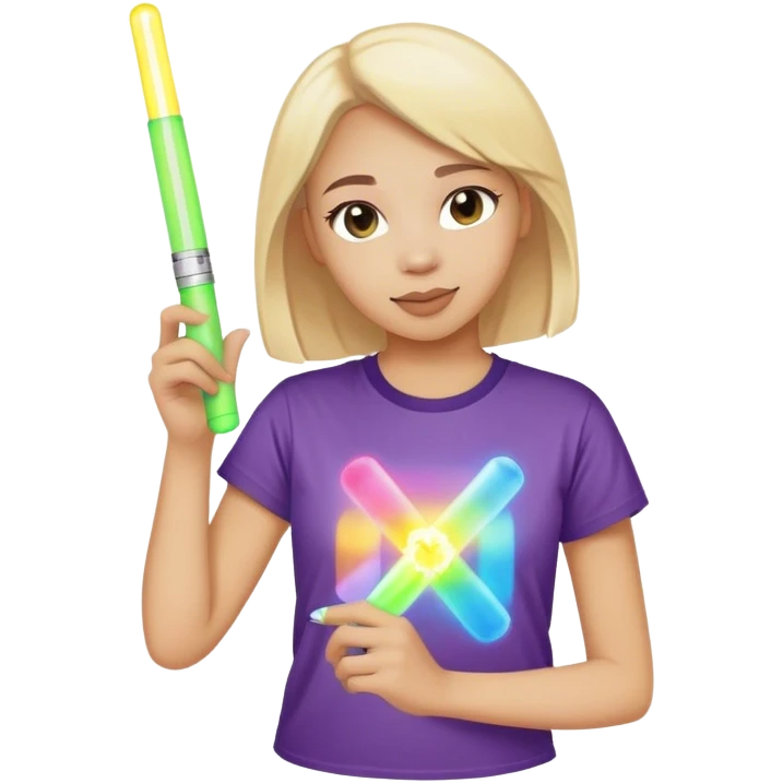 girl at a concert emoji