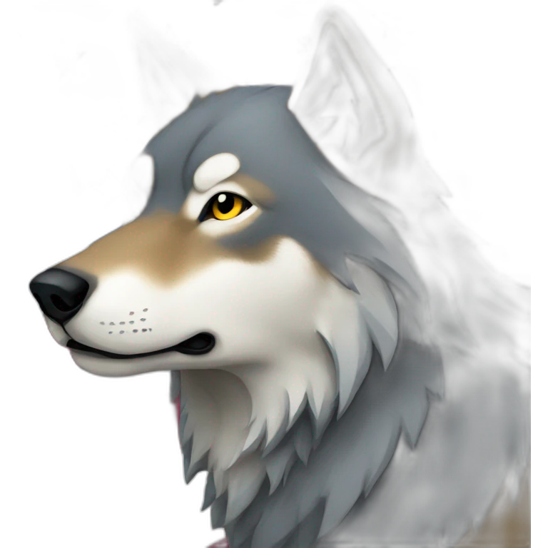 wolf flag emoji