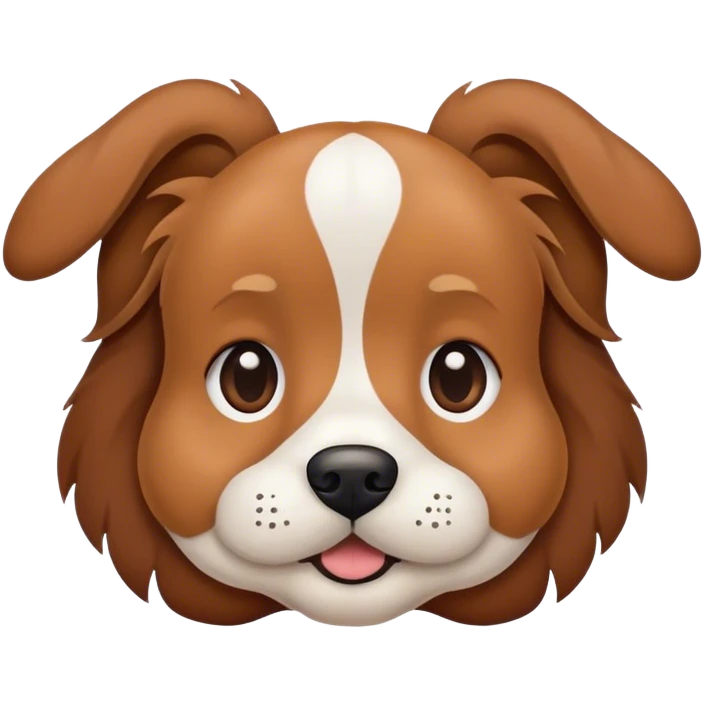 Face of cute dog emoji
