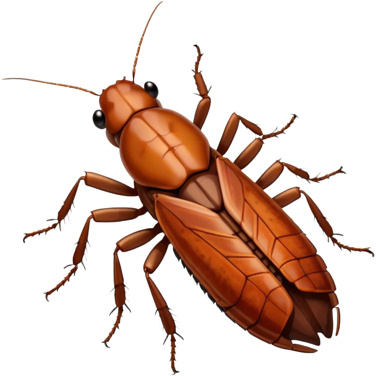 dead female cockroach emoji