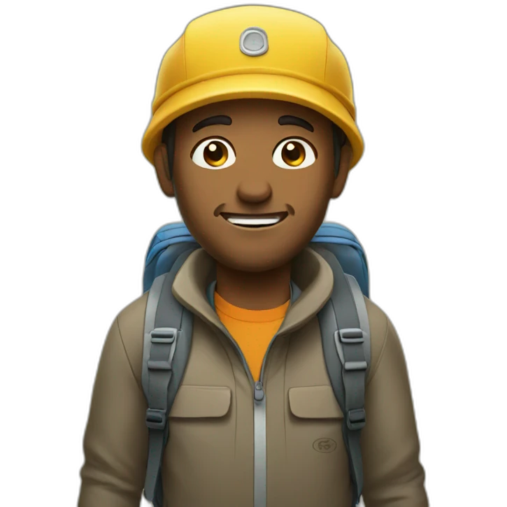 hiking emoji