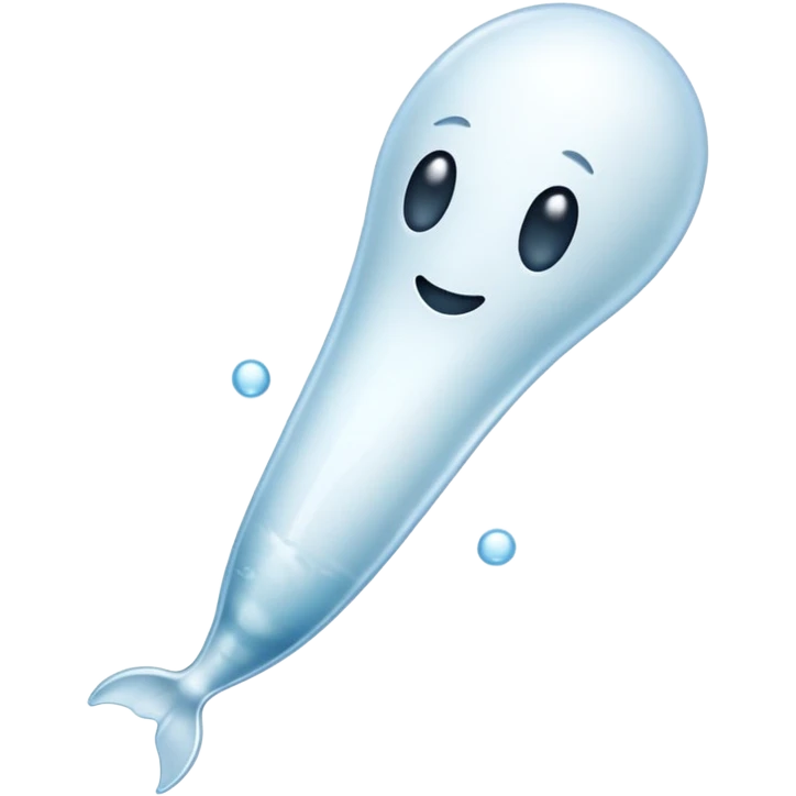 realistic sperm emoji