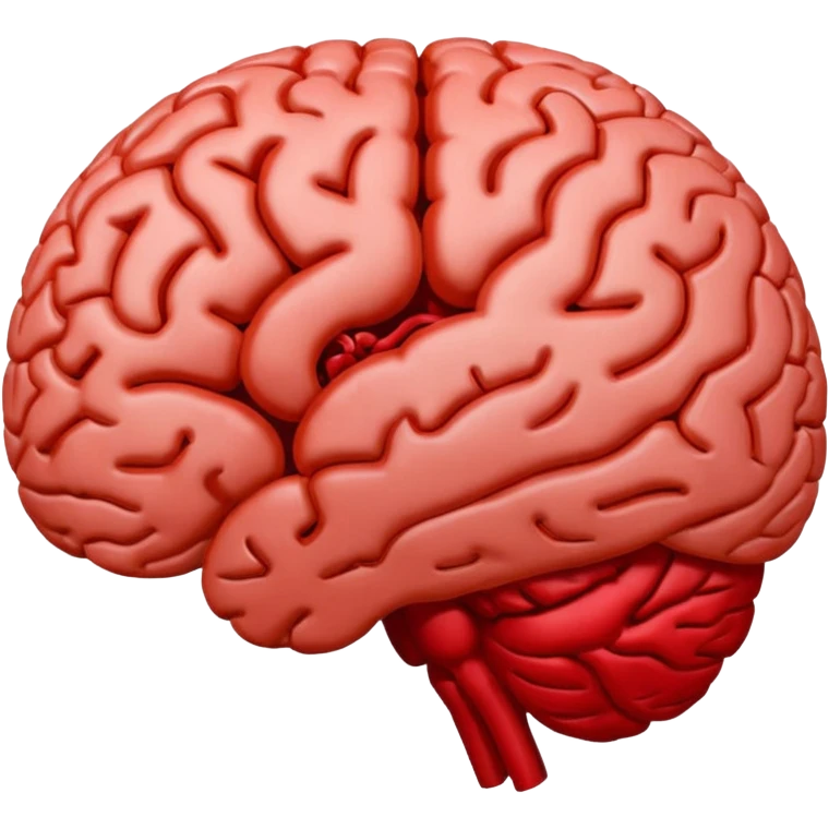 brain with red vessel emoji