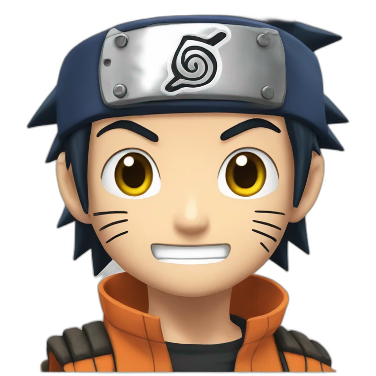 Naruto et Luffy emoji